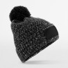 Czapka zimowa z pomponem Ramble Patch Pom Beanie - B331:Black Twist, 50% polyester / 50% acrylic, lining: 100% polyester, One Size